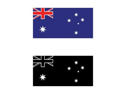 Australia Flag Vector Icon Illustration, High Quality Design for Digital an.. Stock Illustration