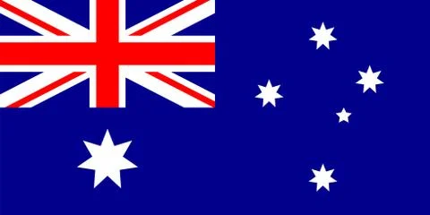 Australia flag vector illustration Stock Illustration