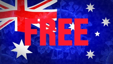 Australia free from cronavirus, an epidemic that explodes uncontrollably Stock Footage 125434010