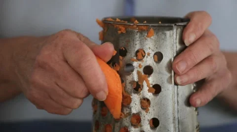 AUSTRALIA-GRATING CARROT 3 Vídeo Stock 7745986