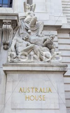 Australia House on the Strand in London Stock Photos