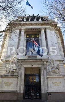 Australia House on the Strand in London Stock Photos
