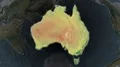 Australia - hub of the world. Topographic 4k or 4k+ Resolution
