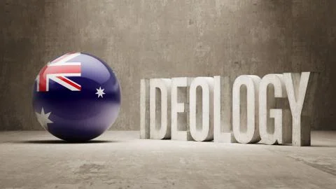 Australia. Ideology  Concept. Stock Illustration