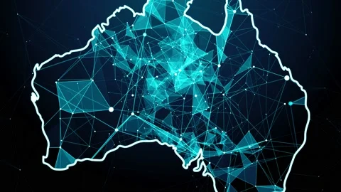 Australia internet of things IOT technology with big data cloud computing Stock Footage 165577375