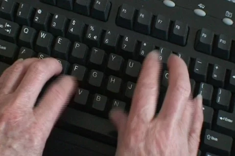 AUSTRALIA-KEYBOARD 1 Stock-Footage 305714