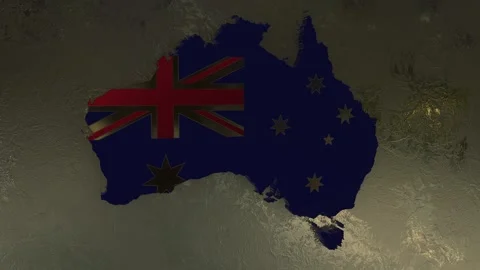 Australia Map 库存影片 278198438