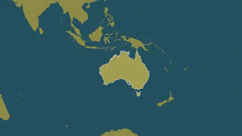 Australia map - glide. Border. Pattern. Stock Footage 147428637