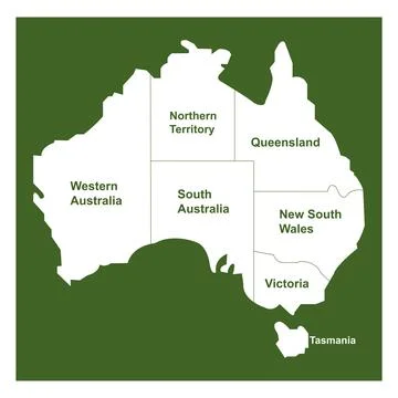 Australia map icon Stock Illustration