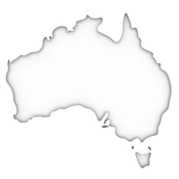 Australia map Stock Photos