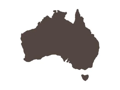 Australia map Vector illustration eps 10 Ilustración de archivo
