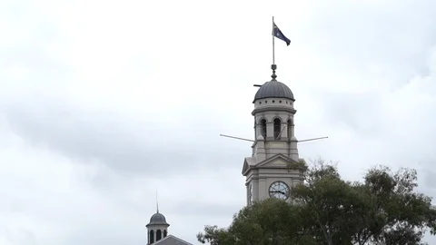 Australia National Flag Stock Footage