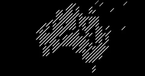 Australia Network Mapping in Complex Grid Stock Footage 313203438