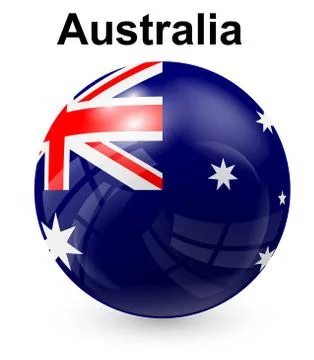 Australia official state flag Stock Illustration