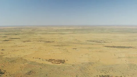 Australia outback desert Aerial footage Stock Footage