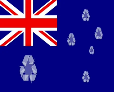 Australia recycle flag Vidéo 483996