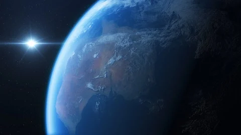 Australia seen from space Video stock 97463785