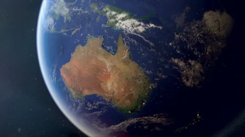 Australia from space Vidéo 50131340