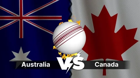 Australia vs Canada Cricket Match Stock Video , Canada vs Australia Stock Footage 310560349