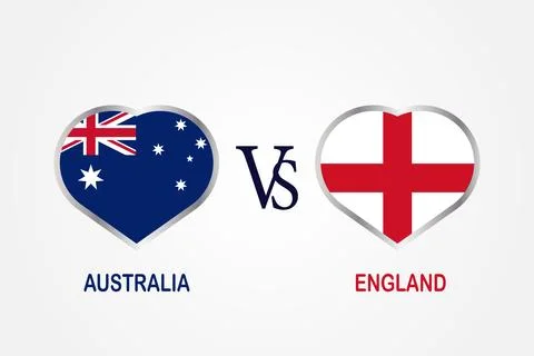 Australia Vs England Иллюстрация