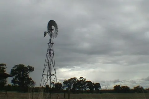 AUSTRALIA-WINDMILL 2 Stock Footage 629208