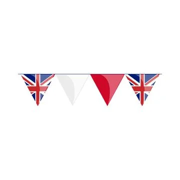 Australiam garland flag Stock Illustration