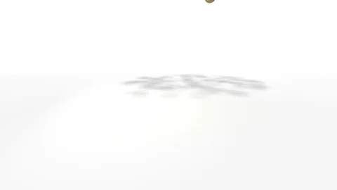 AUSTRALIAN 1 DOLLAR COINS FALLING 5 SECONDS Stock Footage 108258161