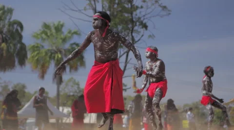 Australian Aboriginal Dancing Stock Footage