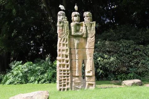 Australian Aboriginal Statue Stock Photos