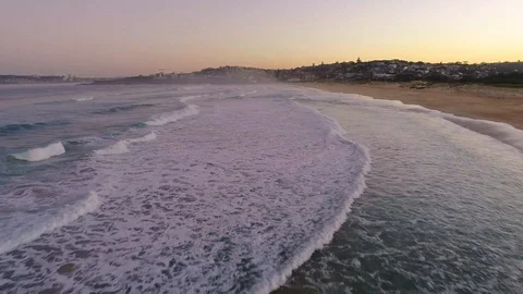 Australian beach by drone Stock Footage 121859680