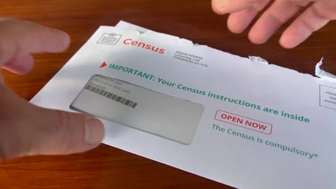 Australian Census letter - Every answer matters Stock Footage 341833222