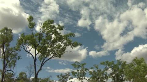 Australian Cloudy Sky Stock Footage 12491236