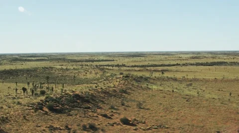Australian Desert in the outback Stock Footage 45614950