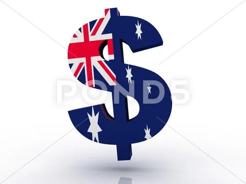Australian dollar symbol Stock Photos