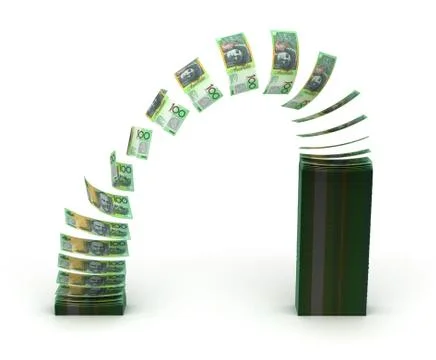 Australian dollar transfer Illustration