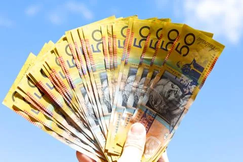 Australian dollars Stock Photos