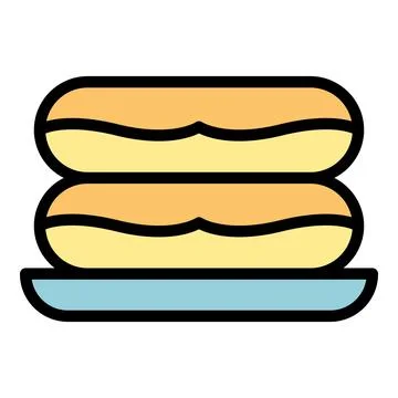 Australian donuts icon vector flat Stock Illustration