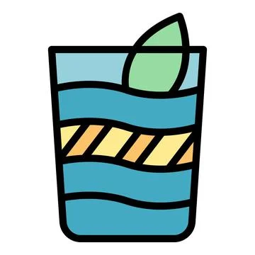 Australian drink icon vector flat Ilustración de archivo