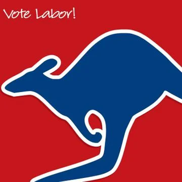 Australian Election card in vector format. Stock Illustration