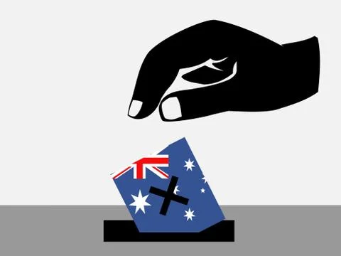 Australian election Stock-Illustration