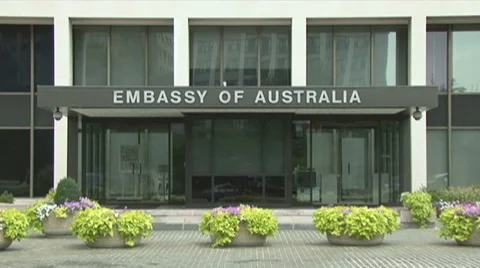 Australian Embassy in the U.S. Video stock 8507826