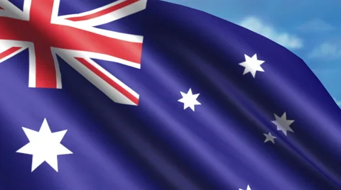 Australian Flag Animation – 4K Resolution Ultra HD Stockbeeldmateriaal 41776565