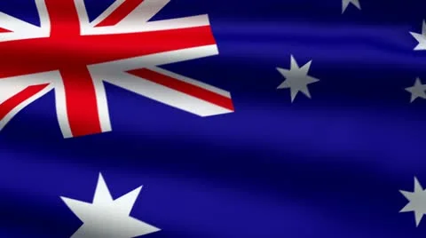 Australian flag Stock Footage 11617705