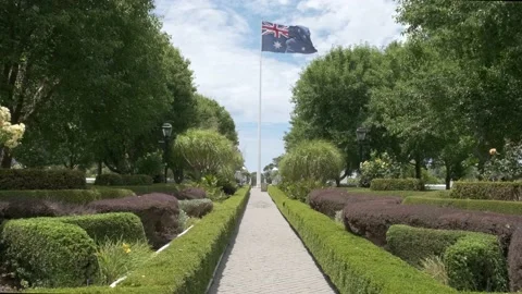 Australian Flag Stock Footage 146579071
