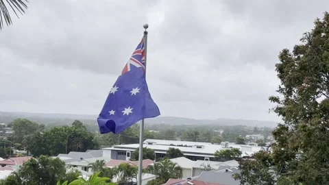 Australian Flag Vídeos de archivo 168223680