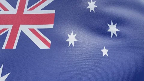 Australian flag Stock Footage 278458474
