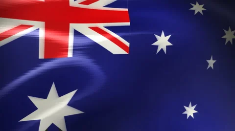 Australian Flag - HD Loop 库存影片 999584