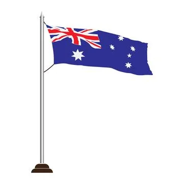 Australian flag icon Stock Illustration