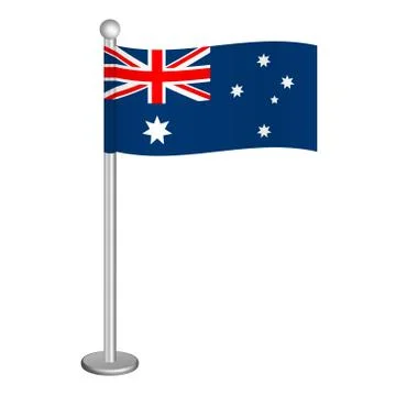 Australian flag Stock Illustration
