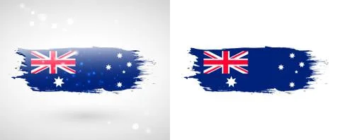 Australian flag Stock Illustration